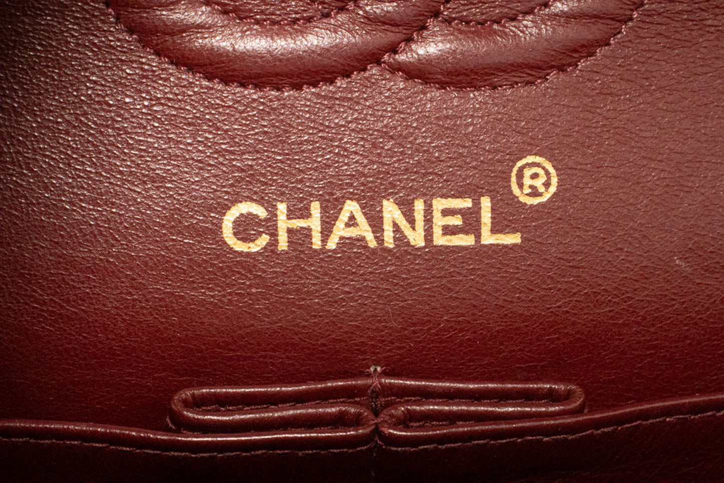 CHANEL Classic Double Flap 9" Chain Shoulder Bag Black Lambskin ag6 hannari-shop