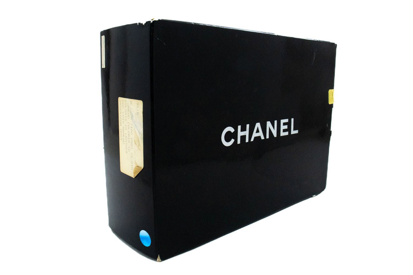 CHANEL Classic Double Flap 9" Chain Shoulder Bag Black Lambskin ag6 hannari-shop