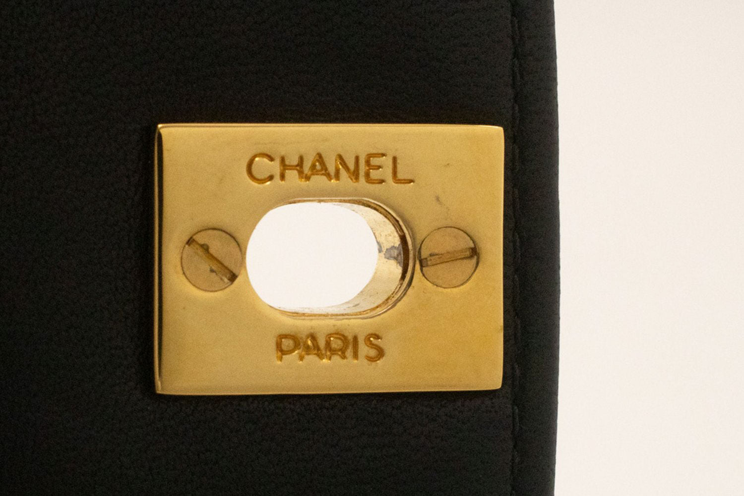 CHANEL Diana Flap Chain Shoulder Bag Black Quilted Lambskin Purse ah2 hannari-shop