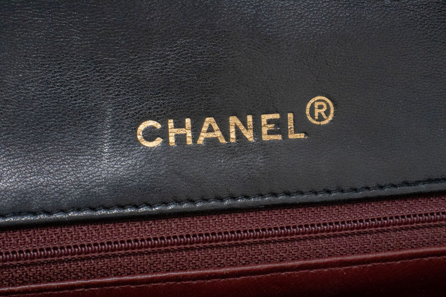 CHANEL Full Flap Chain Shoulder Bag Crossbody Black Quilted ah8 hannari-shop