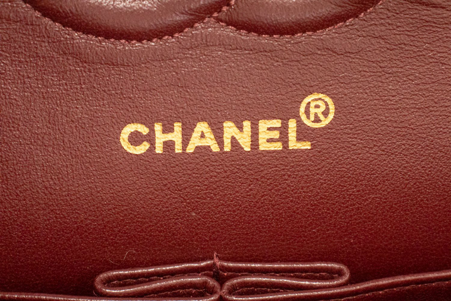 CHANEL Classic Double Flap 10" Chain Shoulder Bag Black Lambskin ak4 hannari-shop