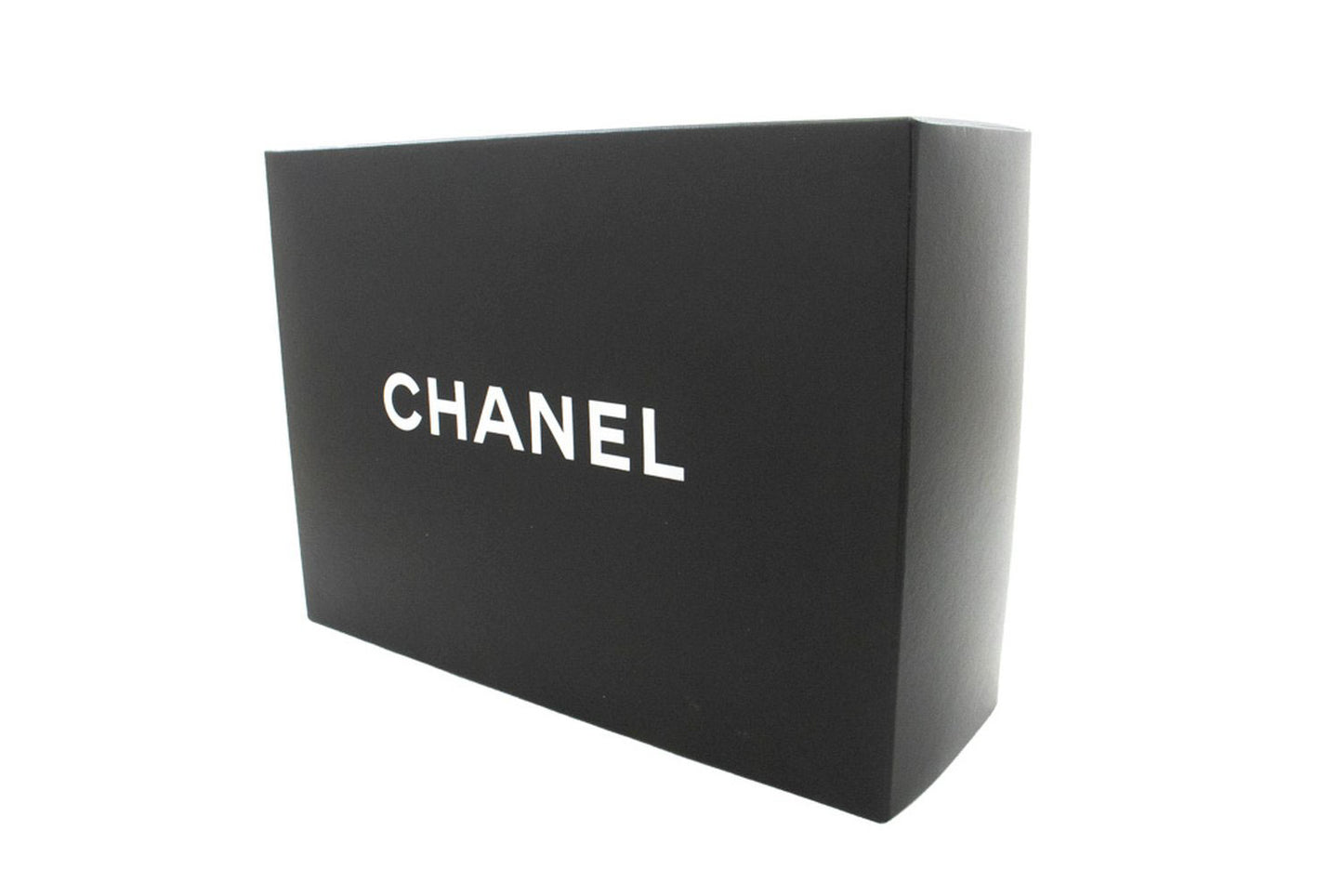 CHANEL Classic Double Flap 9" Chain Shoulder Bag Black Lambskin ai6 hannari-shop