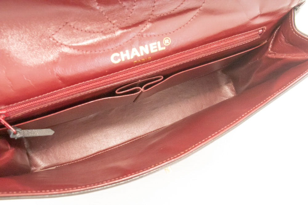 CHANEL Paris Limited Vintage Chain Shoulder Bag Black Quilted Flap ak6 hannari-shop