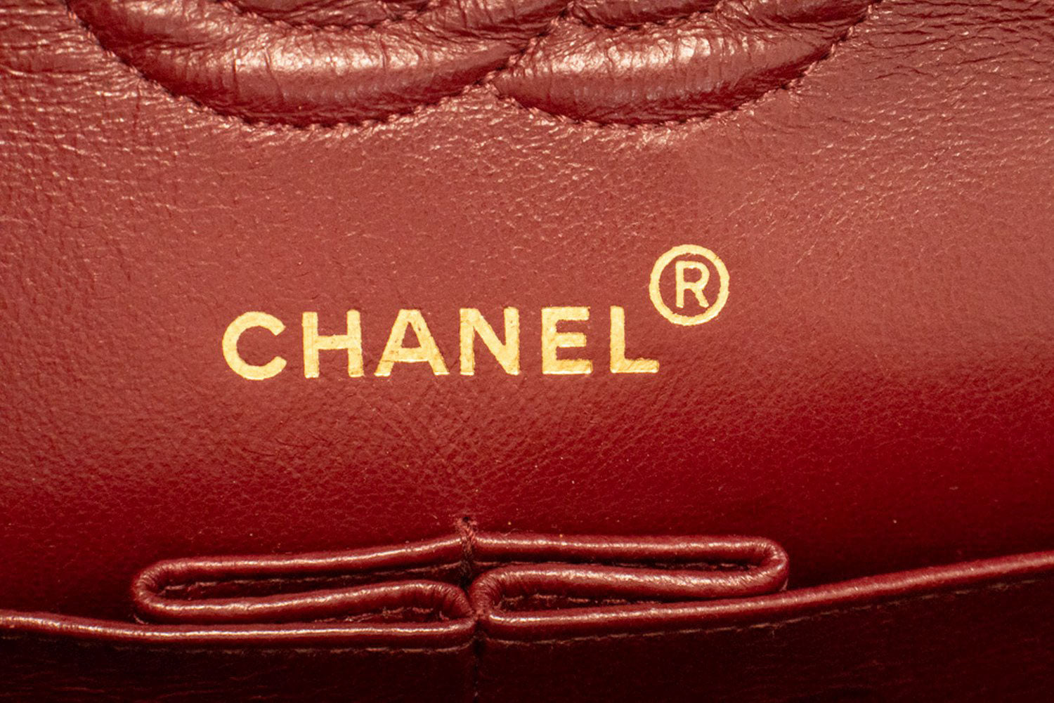 CHANEL Classic Double Flap 9" Chain Shoulder Bag Black Lambskin ah3 hannari-shop