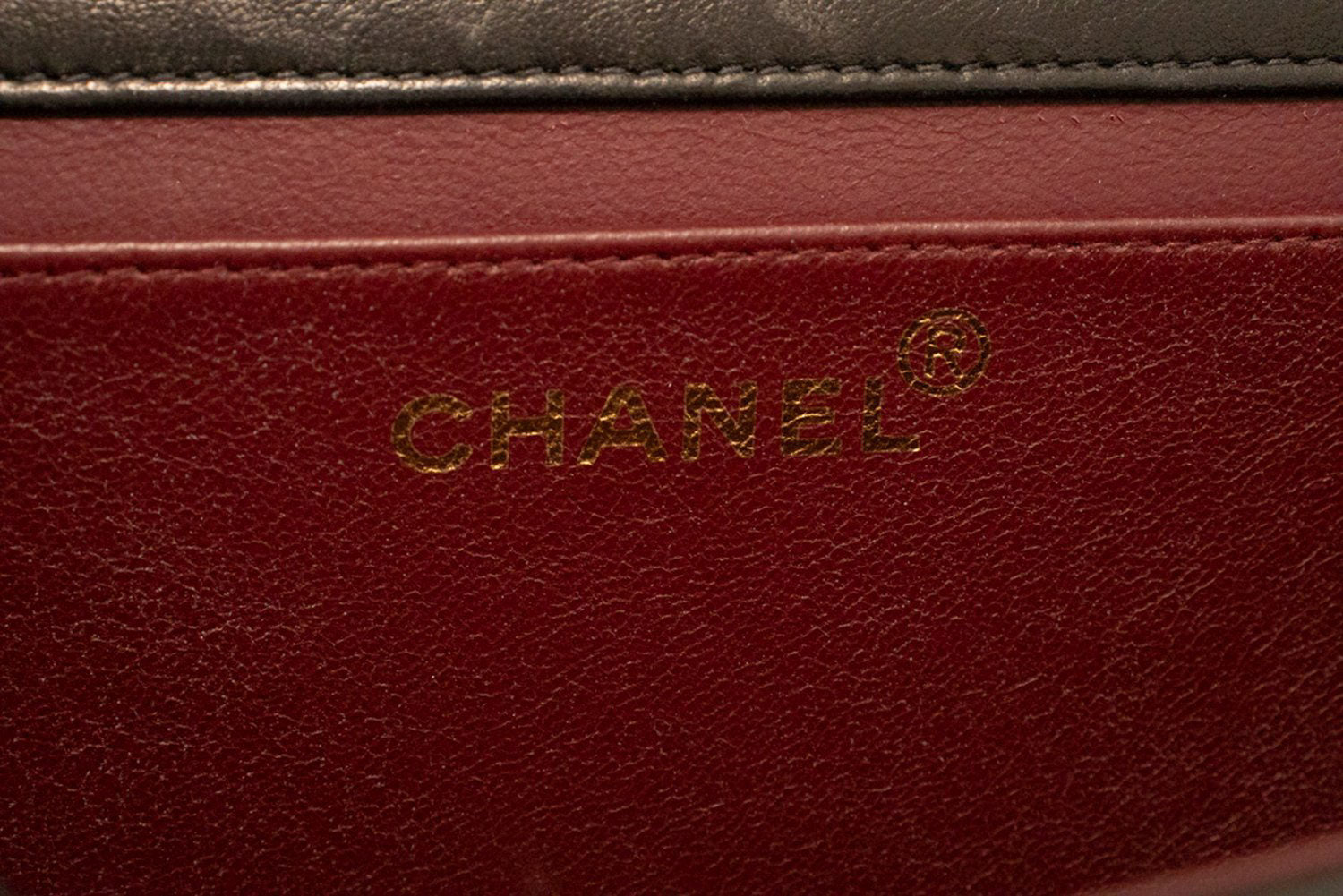 CHANEL Full Flap Small Chain Shoulder Bag Clutch Black Quilted ah9 hannari-shop