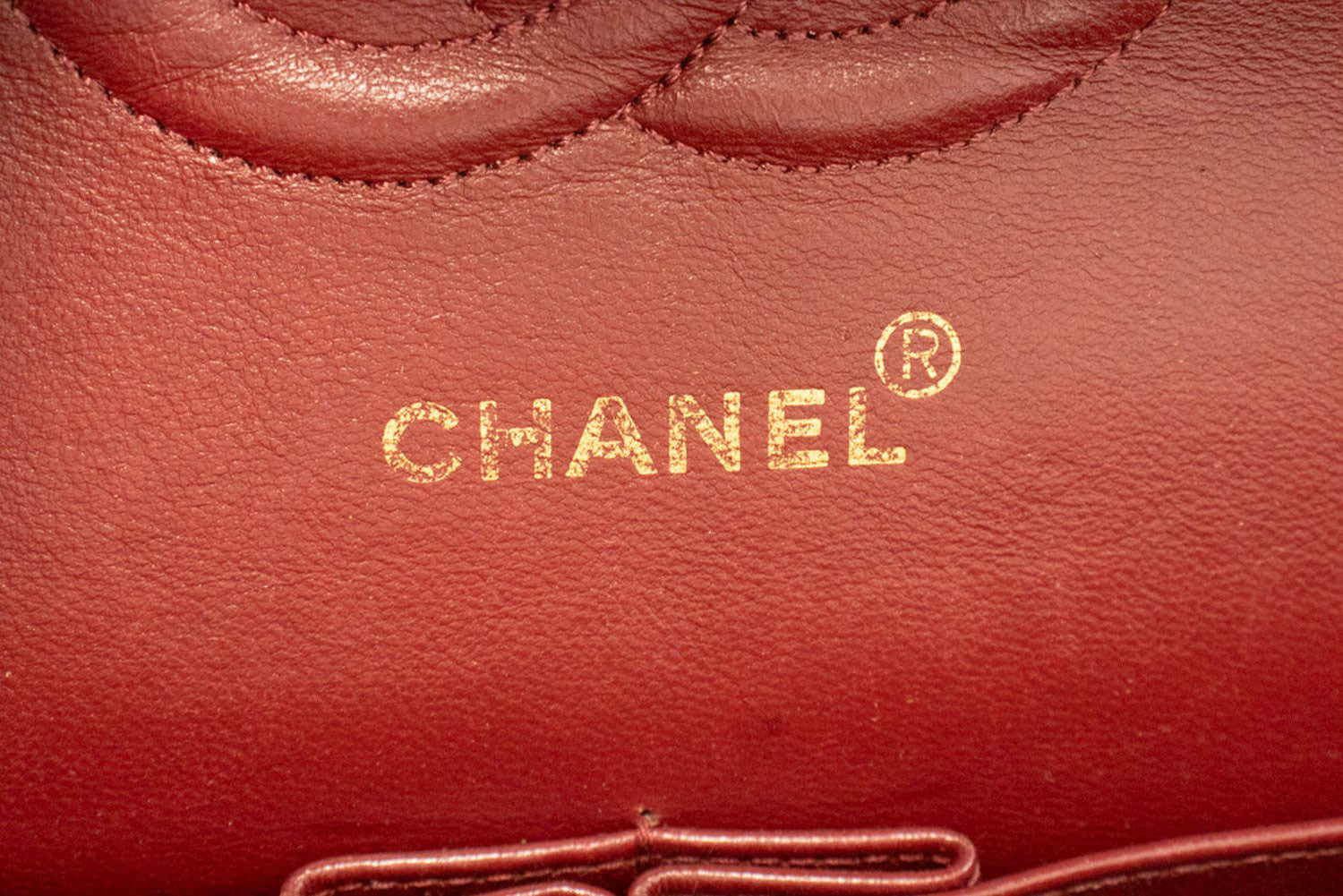 CHANEL Classic Double Flap 10" Chain Shoulder Bag Black Lambskin ah7 hannari-shop