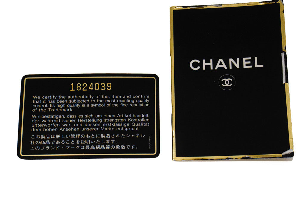 CHANEL Mini Square Small Chain Shoulder Bag Crossbody Black ai2 hannari-shop
