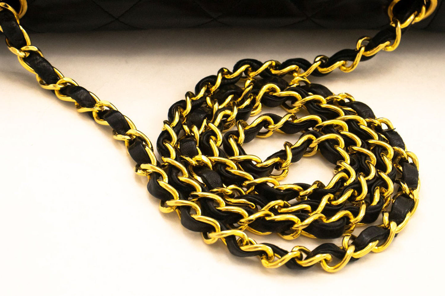 CHANEL Diana Flap Chain Shoulder Bag Black Quilted Lambskin ak2 hannari-shop