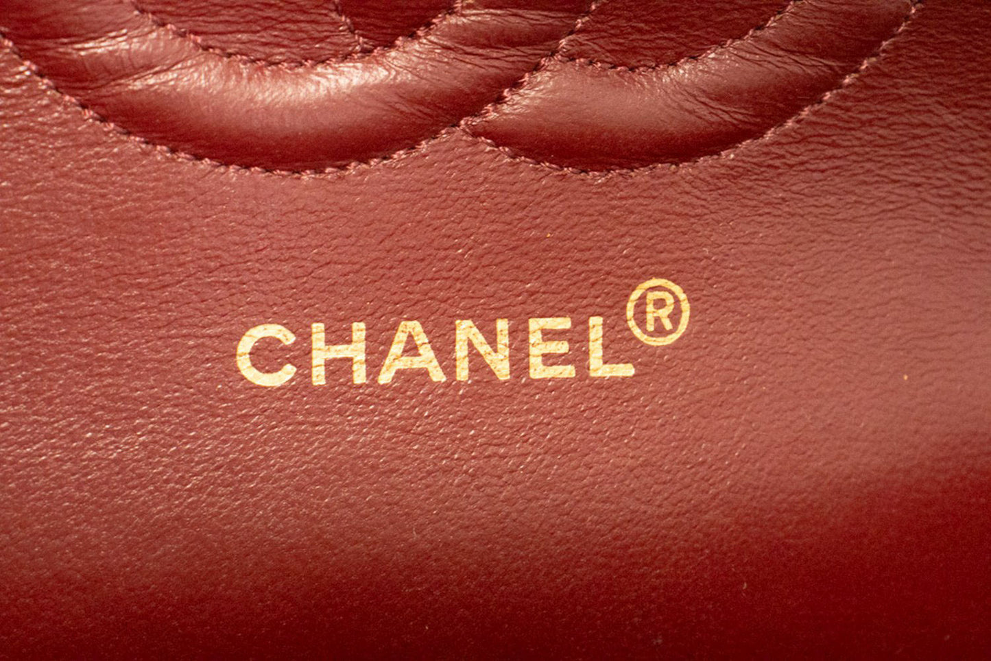 CHANEL Classic Double Flap 10" Chain Shoulder Bag Black Lambskin ak3 hannari-shop