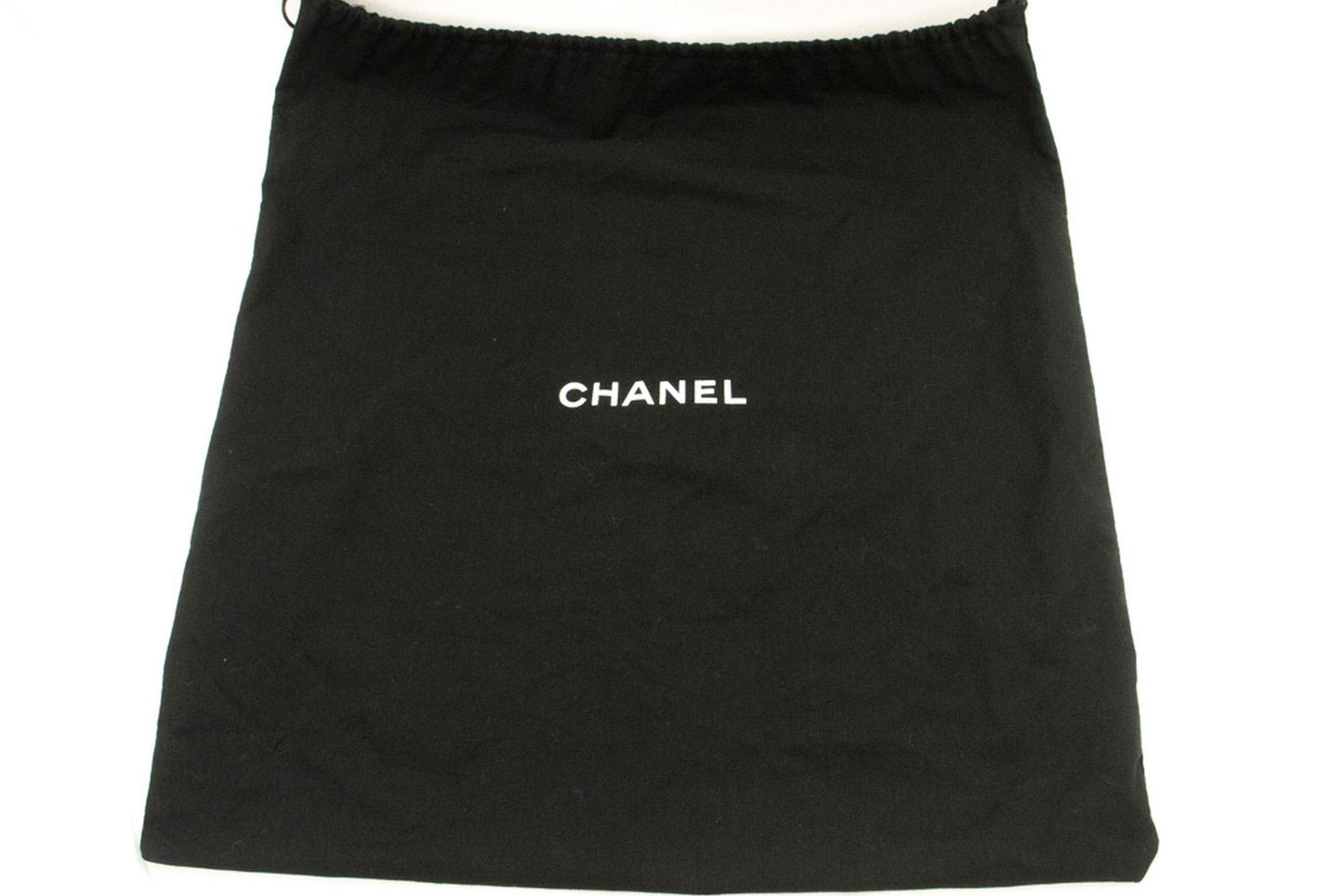 CHANEL Classic Double Flap 10" Chain Shoulder Bag Black Lambskin ak3 hannari-shop