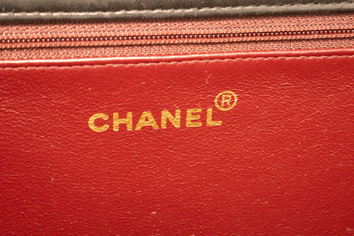 CHANEL Full Flap Chain Shoulder Bag Clutch Black Quilted Lambskin ak1 hannari-shop