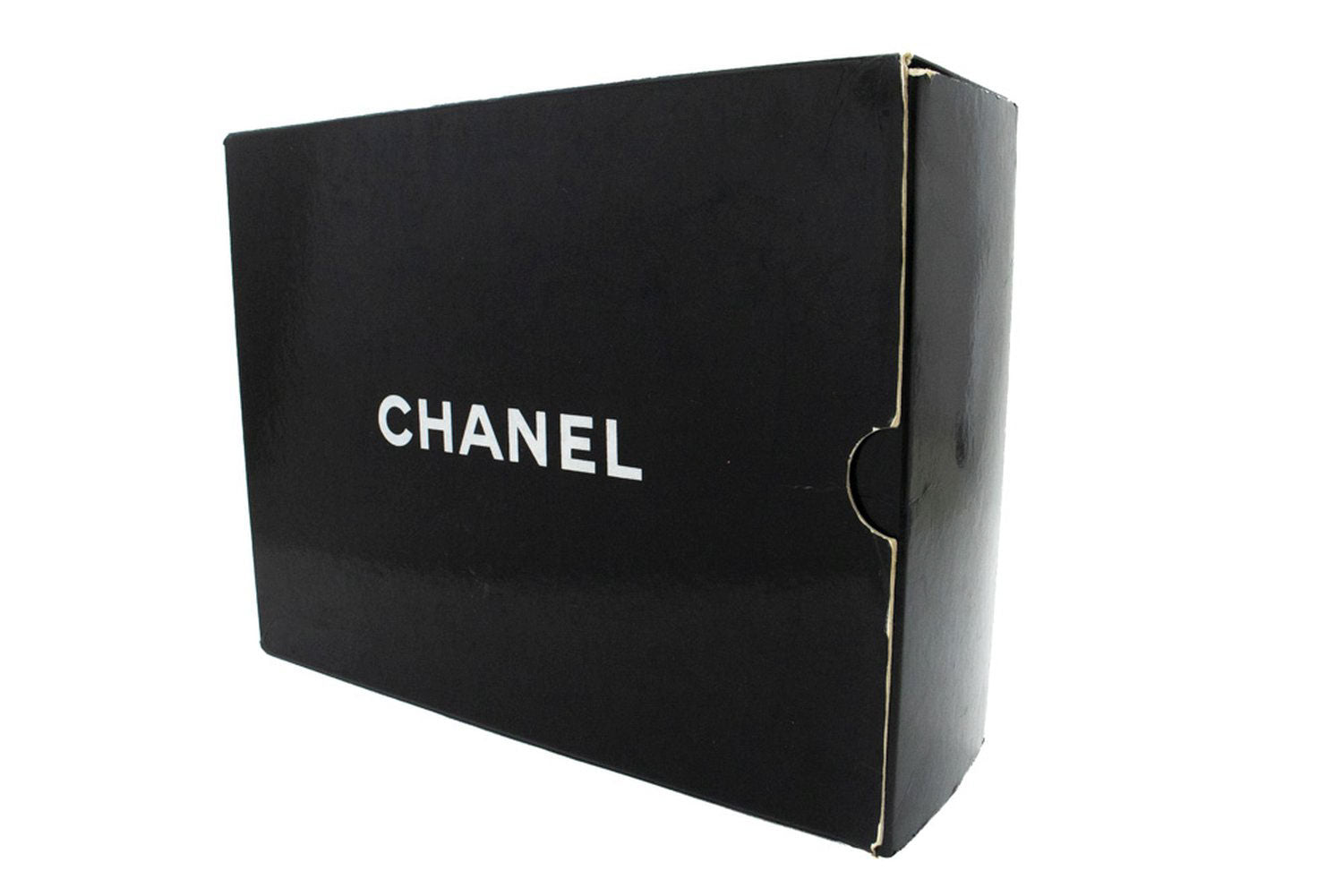 CHANEL Classic Double Flap 9" Chain Shoulder Bag Black Lambskin aj7 hannari-shop