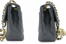 CHANEL Mini Square Small Chain Shoulder Bag Crossbody Black Lamb m44 hannari-shop