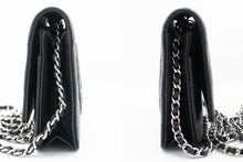 CHANEL Grained Calfskin Wallet On Chain WOC Black Shoulder Bag n94 hannari-shop