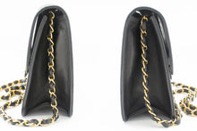 CHANEL Small Chain Shoulder Bag Clutch Black Quilted Flap Lambskin n79 hannari-shop