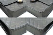 CHANEL Small Chain Shoulder Bag Clutch Black Quilted Flap Lambskin n79 hannari-shop