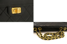 CHANEL Vintage Classic Chain Shoulder Bag Single Flap Quilted Lamb ag8 hannari-shop