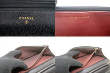 CHANEL Grained Calfskin Wallet On Chain WOC Black Shoulder Bag n96 hannari-shop