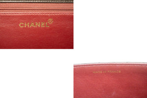 CHANEL Chain Shoulder Bag Clutch Black Quilted Flap Lambskin Purse n62 hannari-shop
