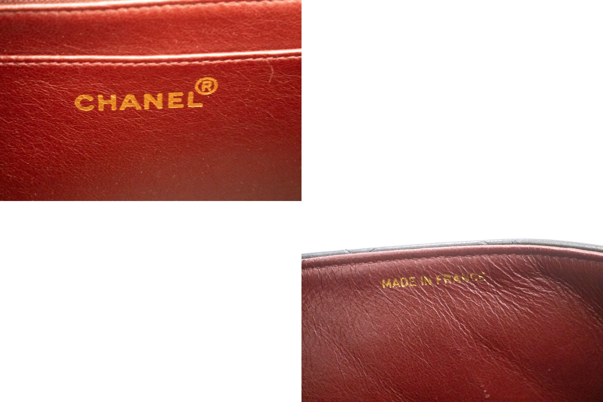 CHANEL Diana Flap Chain Shoulder Bag Black Quilted Lambskin ai3 hannari-shop