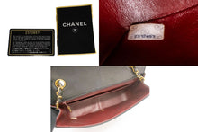 CHANEL Diana Flap Chain Shoulder Bag Black Quilted Lambskin Purse ah2 hannari-shop