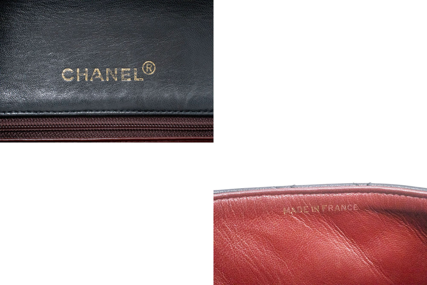 CHANEL Mini Square Small Chain Shoulder Bag Crossbody Black Lamb ag9 hannari-shop