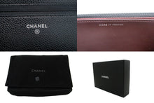 CHANEL Grained Calfskin Wallet On Chain WOC Black Shoulder Bag n94 hannari-shop