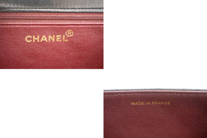 CHANEL Small Chain Shoulder Bag Clutch Black Quilted Flap Lambskin n79 hannari-shop