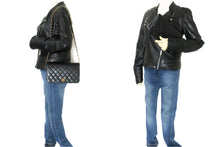 CHANEL Full Flap Chain Shoulder Bag Clutch Black Quilted Lambskin n36 hannari-shop