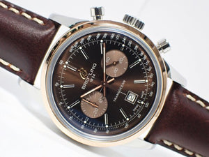 BREITLING Transocean Chronograph PG bezel Mens 170967954 hannari-shop