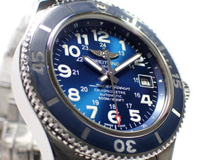 BREITLING SuperoceanII 42 blue Bracelet Specification A17365 Mens 179215261 hannari-shop