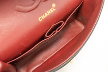 CHANEL Classic Double Flap 10" Chain Shoulder Bag Black Lambskin m19 hannari-shop