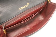CHANEL Full Flap Chain Shoulder Bag Clutch Black Quilted Lambskin L97 hannari-shop