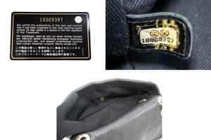 Chanel Chevron V-Stitch Leather Chain Shoulder Bag Single Flap Mat k59 hannari-shop