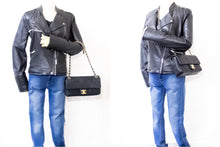Chanel 2015 Chevron V-Stitch Leather Chain Flap Shoulder Bag i80 hannari-shop